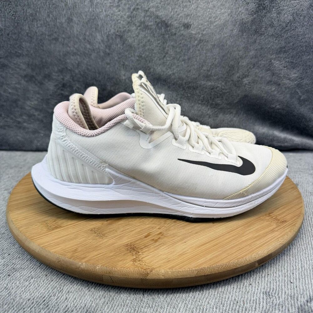 Nike Court Zoom Zero Shoes Womens Size 7 White Mesh Tennis Sneakers AA8022-105
